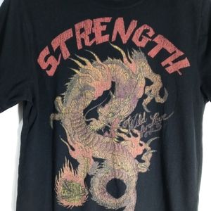 Ed hardy black  shirt size L "wild for love"